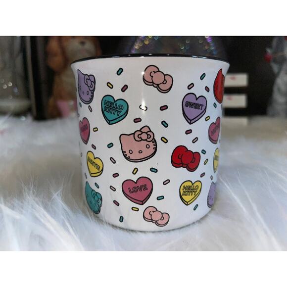 NEW Hello Kitty Mug Valentines Day With Candy Hearts - Picture 2 of 7